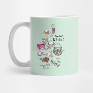 Let's Start baking - Kitchen Art. Mug